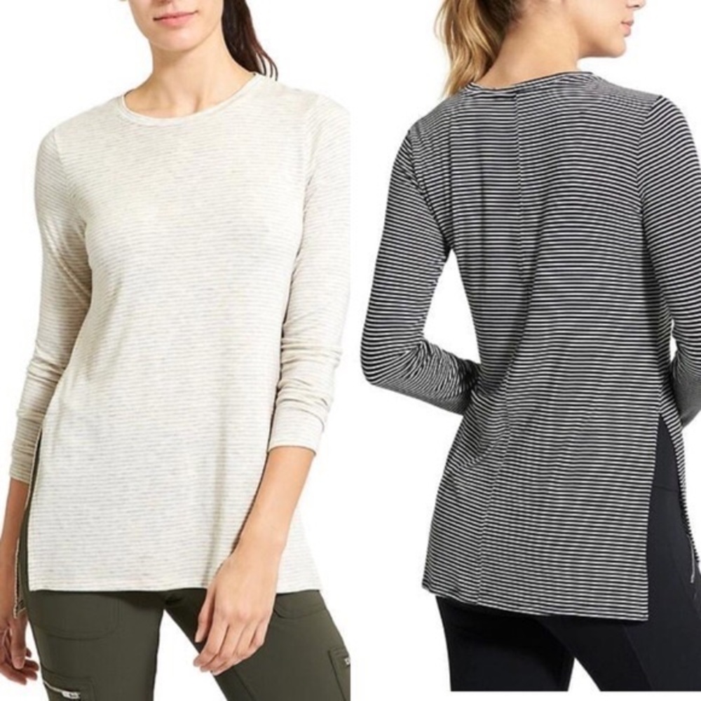 Cream color Athleta long sleeve shirt (size S)